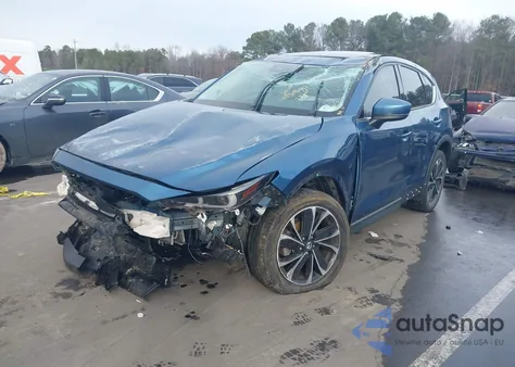 2022 Mazda Cx-5 Premium z USA, uszkodzony, nr VIN JM3KFBDM6N1607156